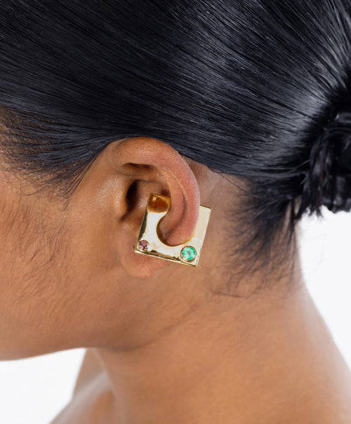 Edge Ear Cuff with Gems
