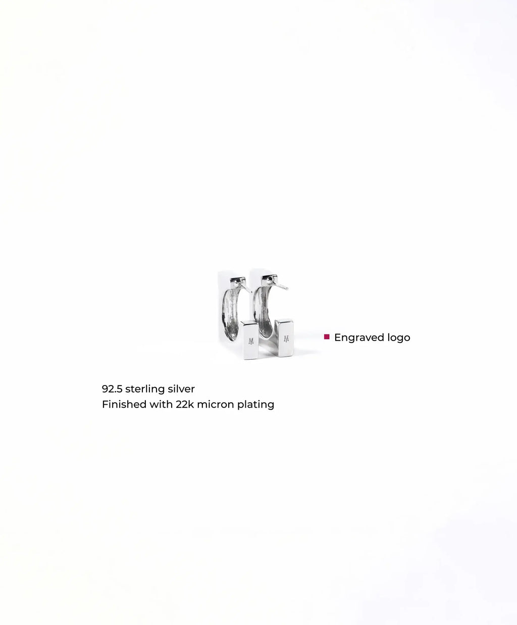 Edge Hoops with Gems